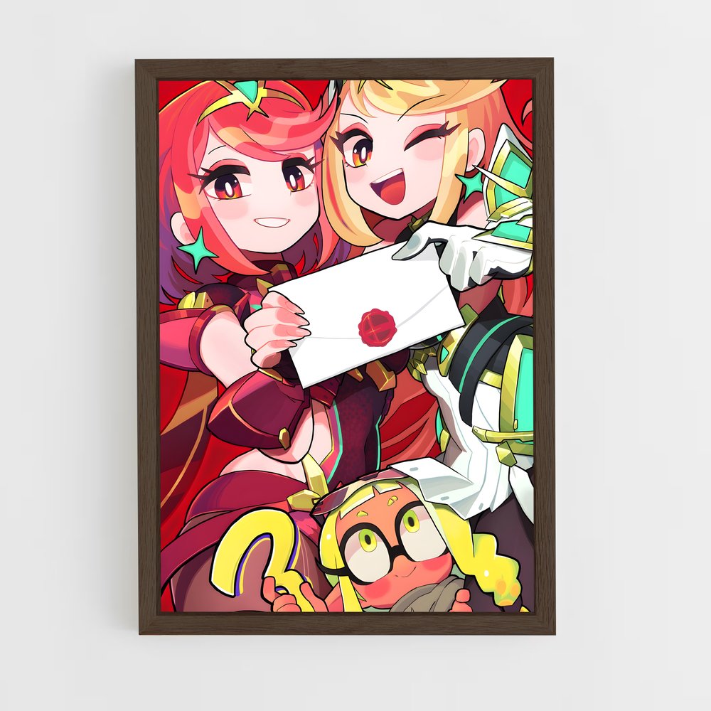 Poster Girls of Smash – affiche Super Smash Bros (vue 5)